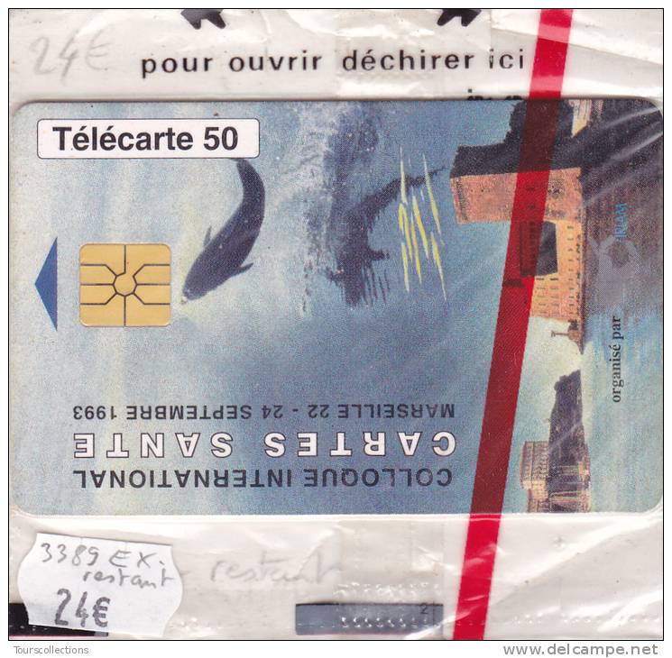 TELECARTE NSB  Colloque International Cartes Santé Marseille 22 - 24 Septembre 1993 @ Dauphin - 50 Einheiten