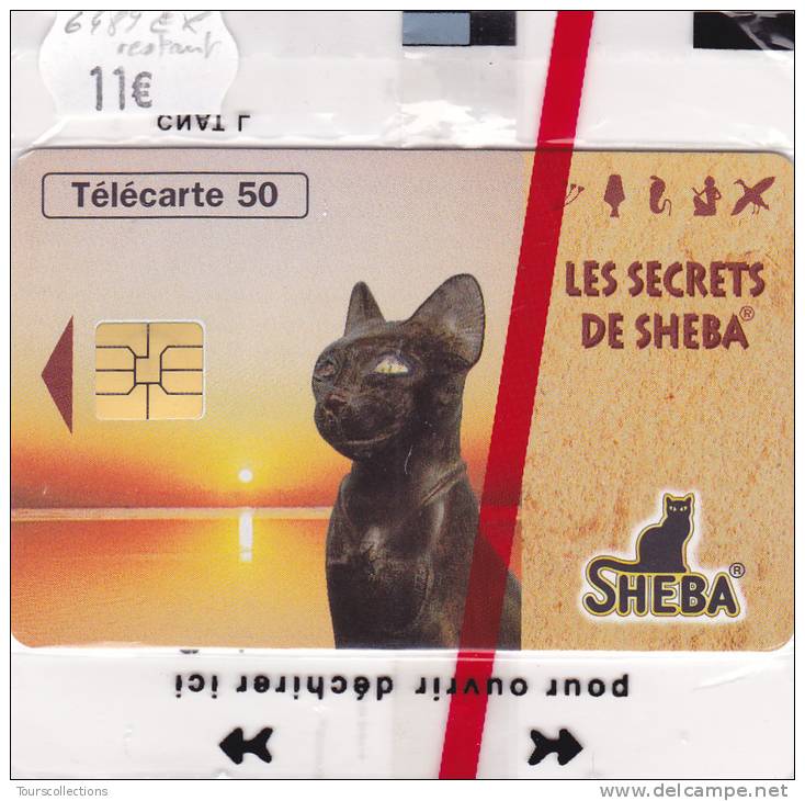 TELECARTE NSB  Les Secrets De SHEBA N° 3 @ CHAT Egypte @ - 50 Einheiten