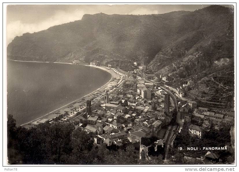 19 - NOLI - PANORAMA - SAVONA - 1954 - Savona