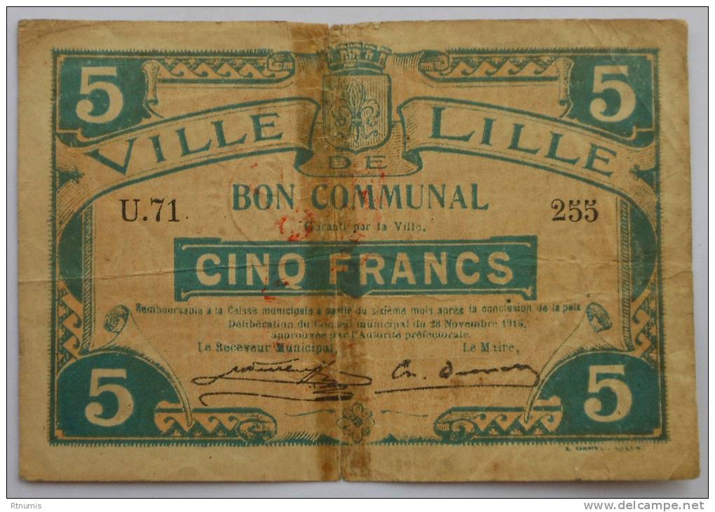 Lille 59 LOT de 13 billets, certains proches du NEUF