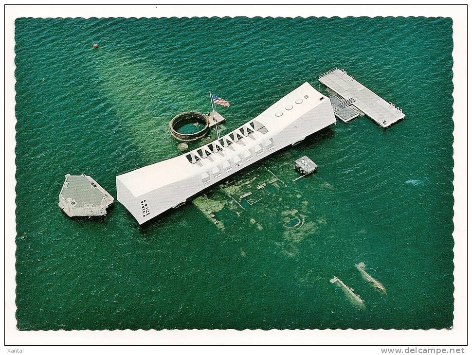 Honolulu - The World Famous USS Arizona Memorial - Pearl Harbor - Blank Back - Honolulu