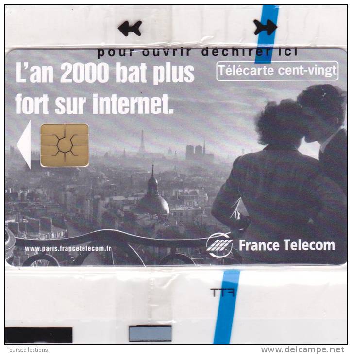 TELECARTE NSB 120 U - FRANCE TELECOM RASPAIL - 1000 Ex @  An 2000 Bat + Fort Sur Internet - 120 Units