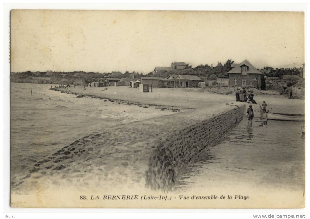 LA BERNERIE. - Vue D'ensemble De La Plage - La Bernerie-en-Retz