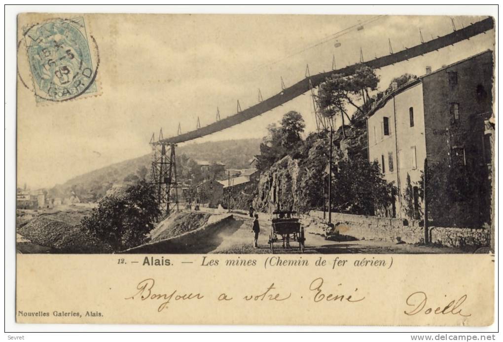 ALAIS. - Les Mines (Chemin De Fer Aérien) - Alès