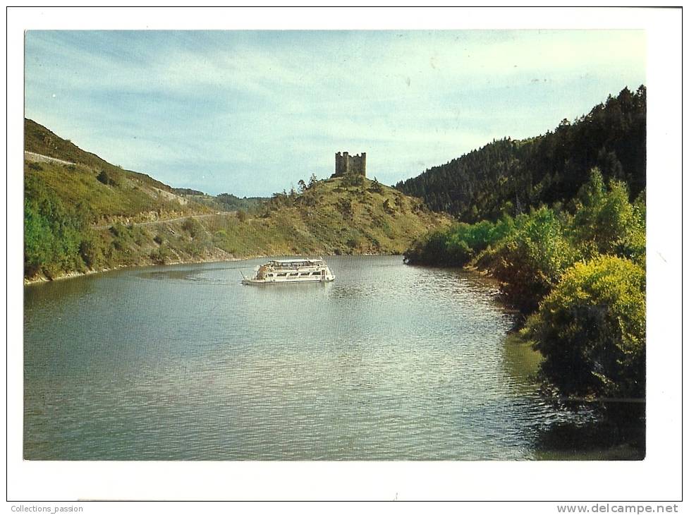 Cp, 15, Retenue De Grandval, Lac De Barrage, Le Site Du Château D'Alleuze - Altri & Non Classificati