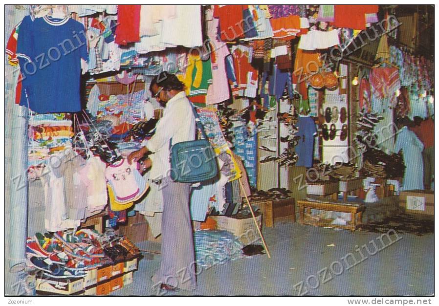 KUWAIT,´´WAJIF´´ Market, Vintage Old Photo Postcard - Koweït