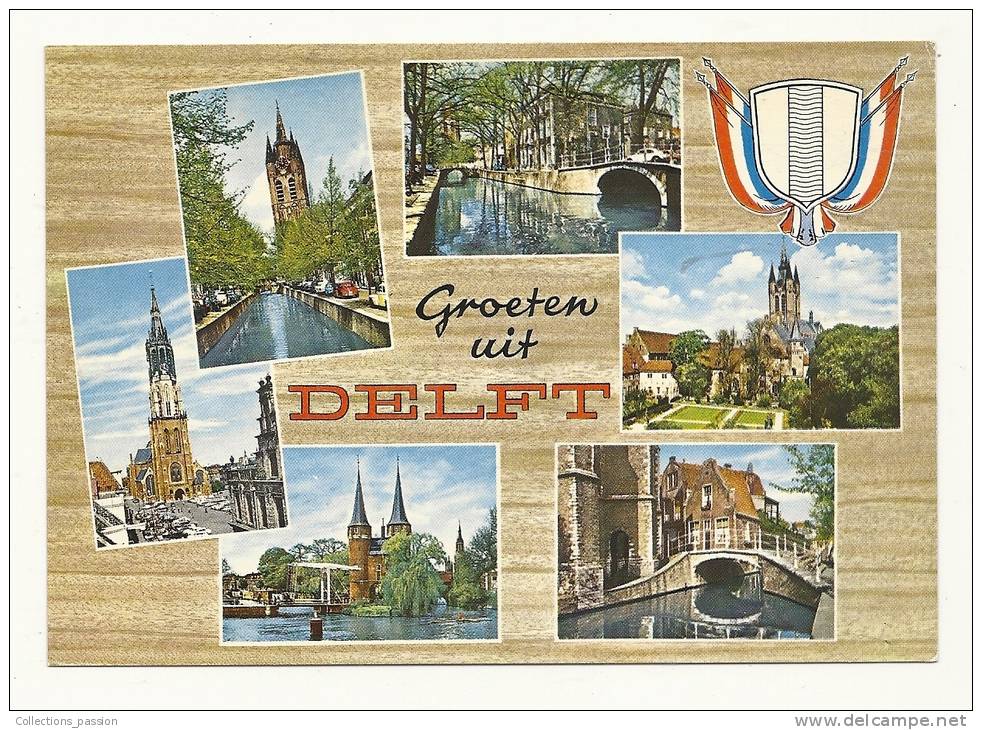 Cp, Pays-Bas, Delft, Multi-Vues - Delft