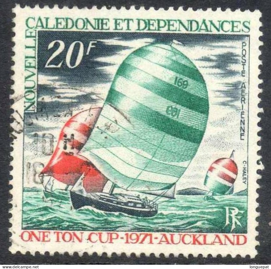 NOUVELLE-CALEDONIE : Voile : Coupe "One Ton Cup" à Auckland - Bateau - Course - Régate - Voilier - Transport - Sport - - Used Stamps