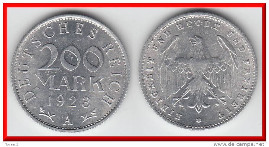 **** ALLEMAGNE - GERMANY - 200 MARK 1923 A - WEIMAR REPUBLIC **** EN ACHAT IMMEDIAT - 200 & 500 Mark