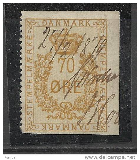 Denmark 1879 70 ORE Postage Due - Postage Due