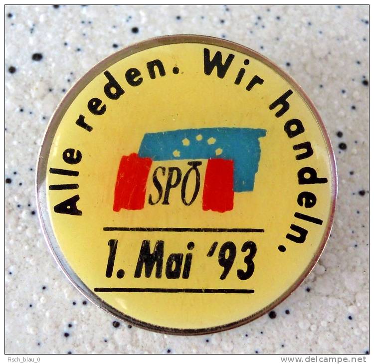 Anstecknadel Abzeichen Nadel 1. Mai 1993 SPÖ Badge Maiabzeichen Pin Sozialist 5. Österreich AUSTRIA Socialist Party - Sonstige & Ohne Zuordnung