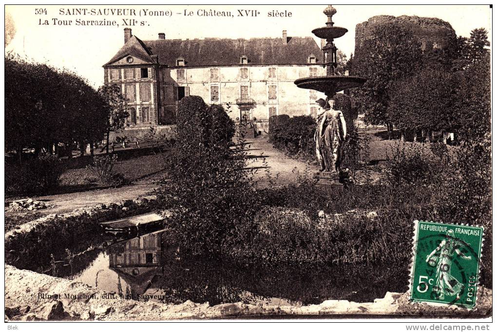 89. Yonne : Saint Sauveur : Le Chateau . - Saint Sauveur En Puisaye