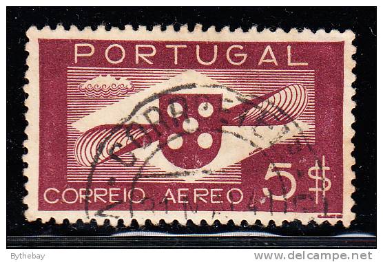 Portugal Used Scott #C6 5e Symbol Of Aviation - Usado
