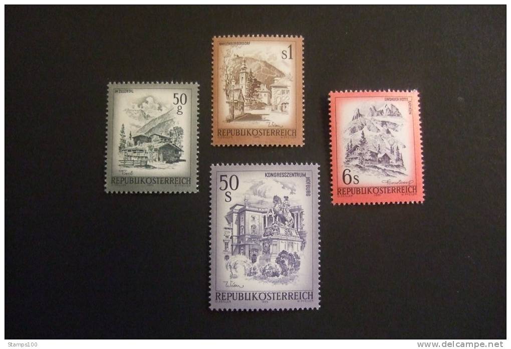 AUSTRIA 1975   MICHEL 1475/78  YVERT 1303/06   MNH **     (023608-NVT) - Neufs