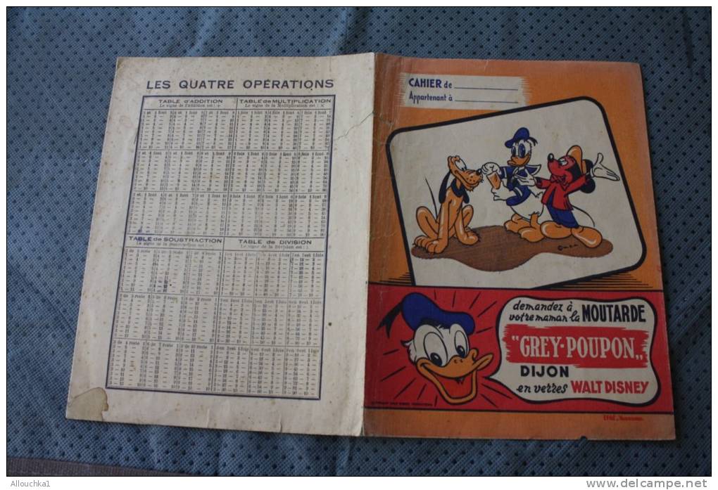 Moutarde De Dijon En Verre Walt Disney&mdash;&gt;Protège-cahier Protect Notebook Proteggere I Notebook Zu Schützen Noteb - Protège-cahiers