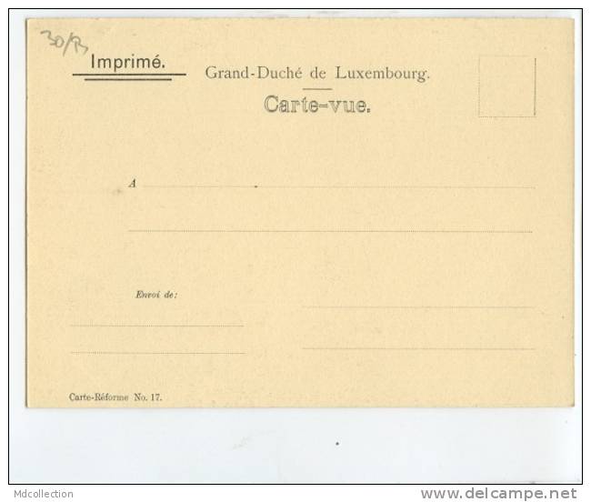 LU  LUXEMBOURG / Le Bock Côté De Clausen  / TOP CARTE RARE  Format 16,8*12,1 Cm Edit C. Bernhoeft Carte Réforme N° 17 - Luxembourg - Ville