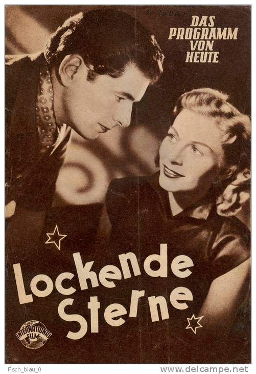 DPVH 117 Lockende Sterne 1952 Rudolf Prack Josef SieberJoachim Brennecke Kolin Filmprogramm Programm Movie - Magazines