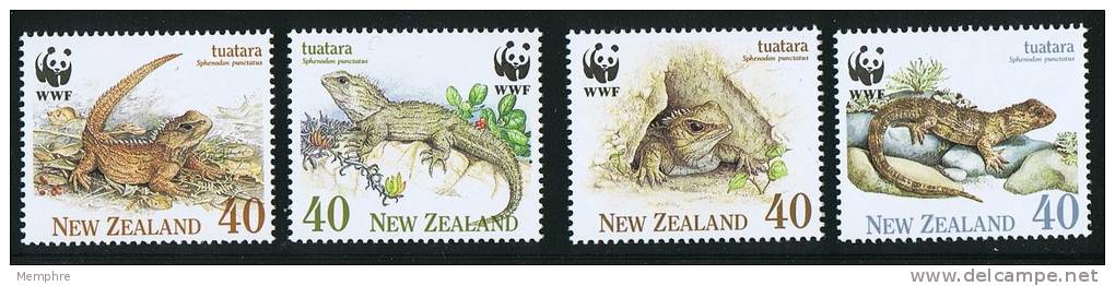 1991  Tustara Endengered Specie WWF  Complete Set MNH ** - Unused Stamps