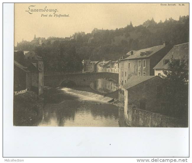 LU  LUXEMBOURG / Pont Du Pfaffenthal  / TOP CARTE RARE  Format 16,8*12,1 Cm Edit C. Bernhoeft Carte Réforme N° 39 - Luxembourg - Ville