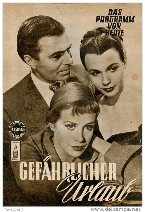 DPVH 248 Gefährlicher Urlaub Carol Reed James Mason Hildegard Knef Claire Bloom Filmprogramm Programm Movie - Zeitschriften