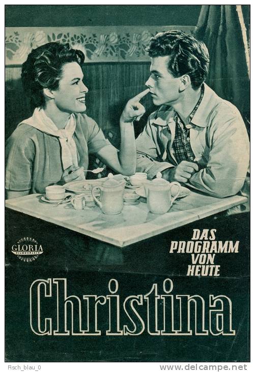 DPVH 262 Christina 1954 Barbara Rütting Lutz Moik Franziska Kinz Eva Rimski Kino Filmprogramm Programm Movie - Zeitschriften
