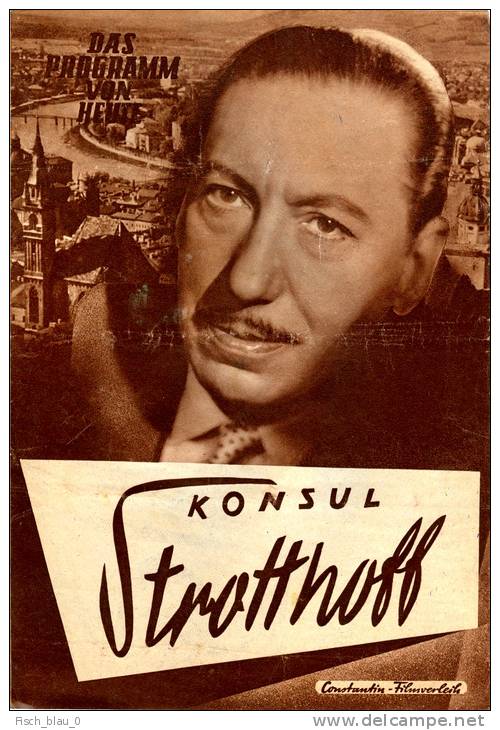 DPVH 288 Konsul Strotthoff 1954 Willy Birgel Ida Krottendorf Erich Engel Egger Filmprogramm Programm Movie - Zeitschriften