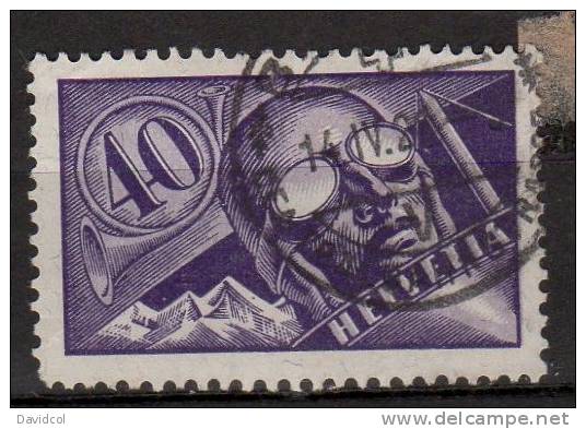 P206.-.SWITZERLAND / SUIZA .-. 1923 .-.  MI # : 182  .-. USED . AIR STAMP  . CAT. VAL. : &euro; 65 - Used Stamps