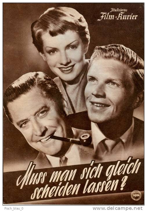 IFK 1766 Muß Man Sich Gleich Scheiden Lassen? 1954 Hardy Krüger Rurh Leuwerik Filmprogramm Programm Movie - Magazines