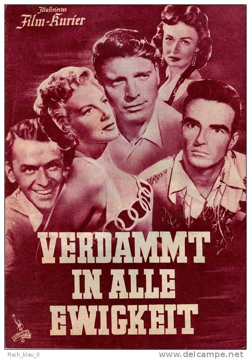 IFK 1937 Verdammt In Alle Ewigkeit 1954 From Here To Eternity Burt Lancaster Filmprogramm Programm Movie - Zeitschriften