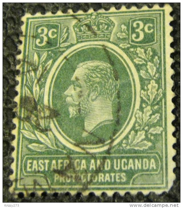 East Africa And Uganda 1912 King George V 3c - Used - Protectorats D'Afrique Orientale Et D'Ouganda