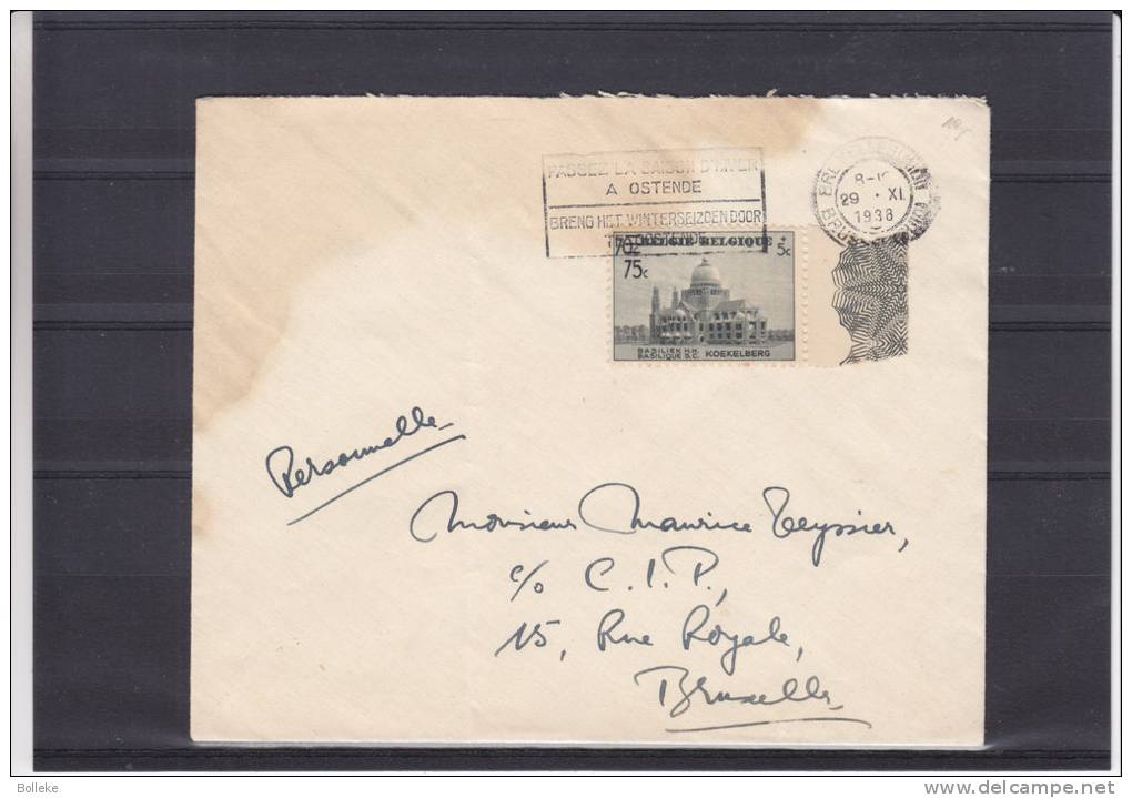 Basilique - Belgique - Lettre De 1938 ° - Tourisme - Storia Postale