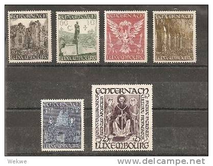 Lux Mi.Nr.417-22/ LUXEMBURG -  St. Willibrord-Abtei 1947 ** - Nuovi