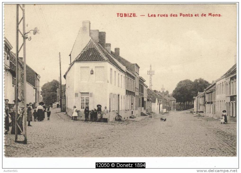 12050g RUES Des PONTS Et De MONS - Tubize - 1919 - Tubeke