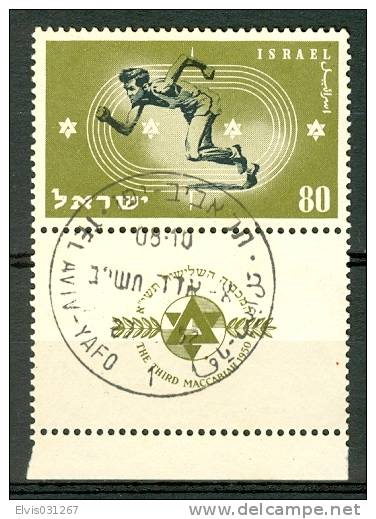 Israel - 1950, Michel/Philex No. : 41,  - USED - *** - Full Tab - Oblitérés (avec Tabs)