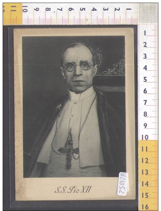 V21052 PAPI PAPA PIO XII - Papes