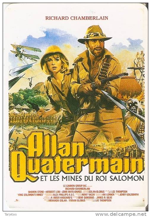 CALENDARIO DEL AÑO 1993 DE LA PELICULA ALLAN QUATERMAIN Y LAS MINAS DEL REY SALOMON (CALENDRIER-CALENDAR) - Tamaño Pequeño : 1991-00