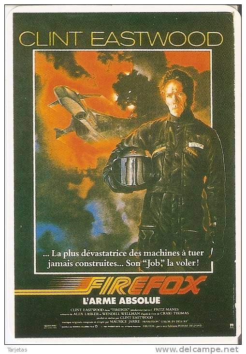 CALENDARIO DEL AÑO 1993 DE LA PELICULA FIREFOX DE CLINT EASTWOOD (CALENDRIER-CALENDAR) - Small : 1991-00