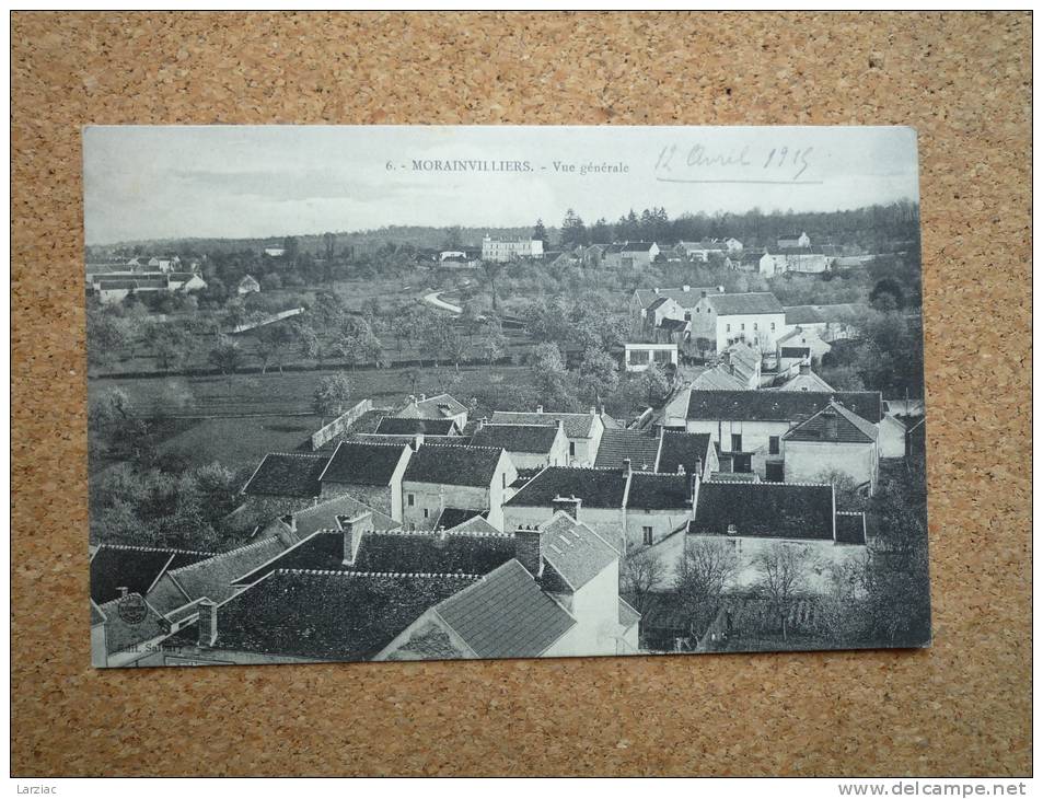 Carte Postale Ancienne Morainvilliers Vue Générale - Morainvilliers