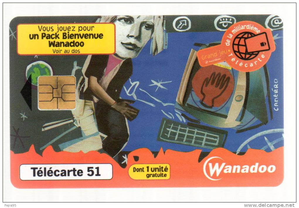 Série Complète Avec Ce Lot De 5 Télécartes: GRAND JEU DE LA MILLIARDIEME TELECARTE Toutes De Série A, Une Flèche Décalée - 1999