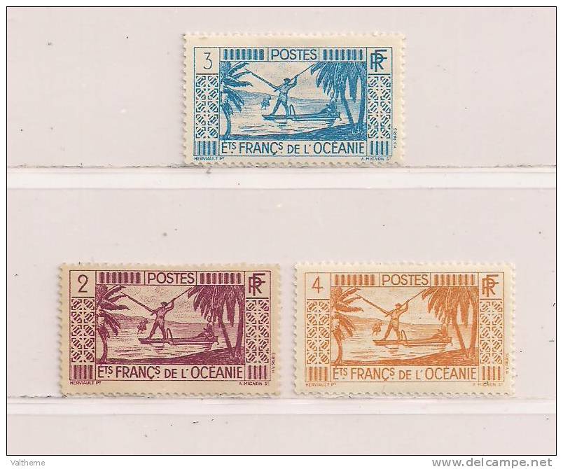 OCEANIE  ( FROCE - 1 )  1939   N° YVERT ET TELLIER  N° 85/87  N* - Unused Stamps
