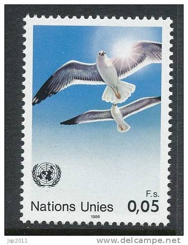 UN Geneva 1986 Michel # 142, MNH - Ongebruikt