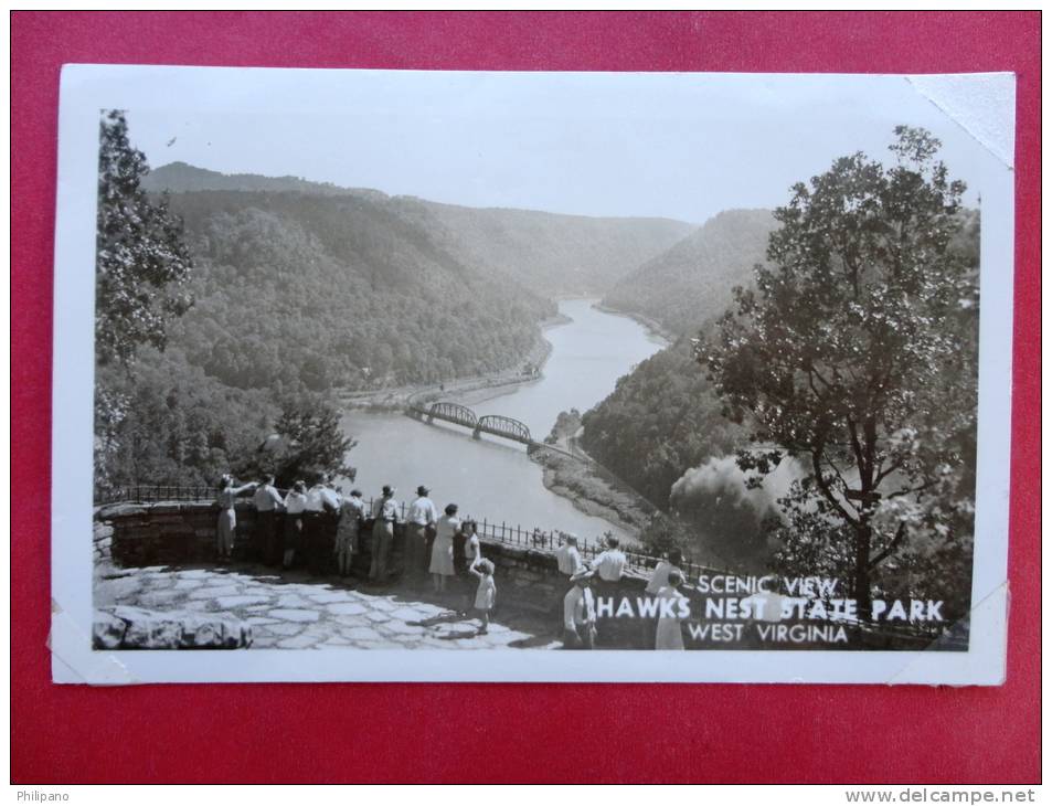 Real Photo--- Hawks Nest State Park--- West Virginia--- Kodak  Box = Ref 722 - Andere & Zonder Classificatie