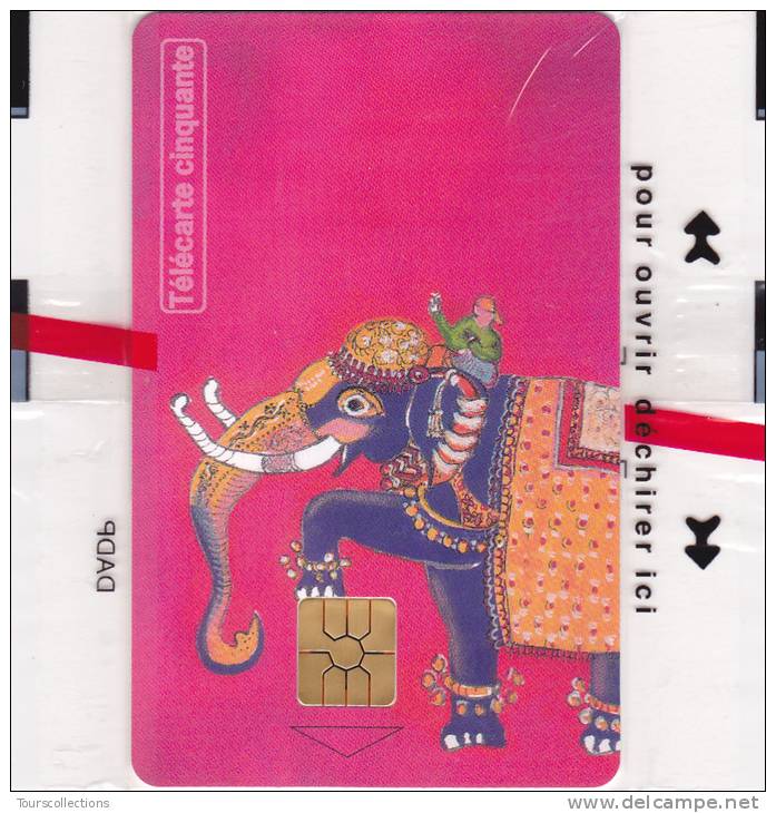 TELECARTE NSB 50 U - ARSENAL Musique De L' INDE - 1500 Ex @  07/1998 - Elephant écrasant Une Puce - Tigre - 50 Einheiten