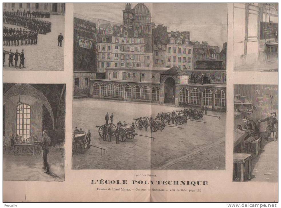 LE JOURNAL ILLUSTRE 20 04 1890 - PRESIDENT CARNOT GARE DE LYON - ECOLE POLYTECHNIQUE - EXPLORATEUR TREICH LAPLENE - 1850 - 1899