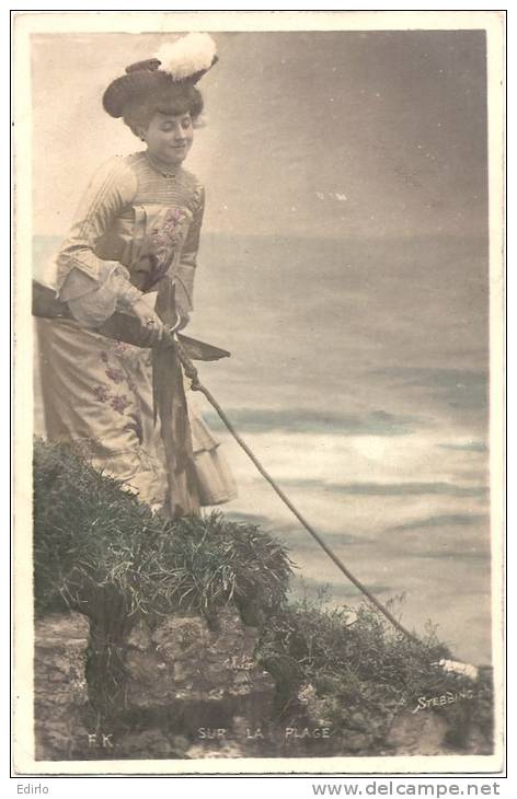 Photographe Stebbing Sur La Plage - Précurseur Neuf TTBE - Femmes