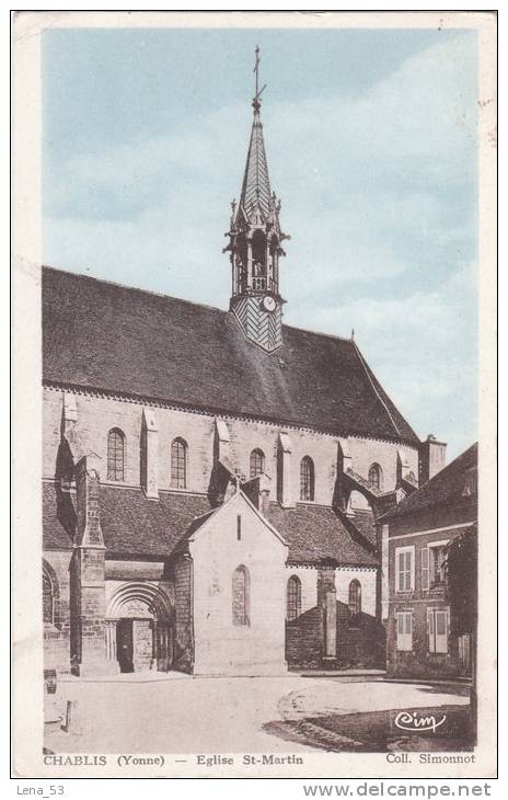 CHABLIS  -  Eglise St-Martin - Chablis