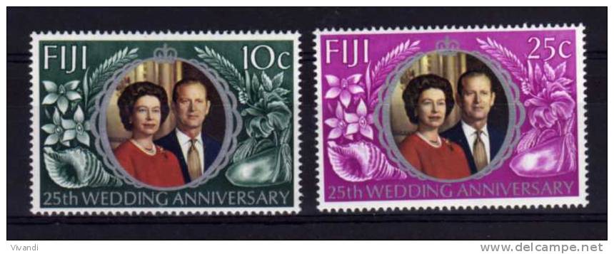 Fiji - 1972 - Royal Silver Wedding - MNH - Fidji (1970-...)