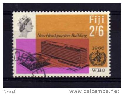 Fiji - 1966 - 2/6d Inauguration Of WHO Headquarters - Used - Fiji (...-1970)