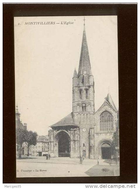 76 Montivilliers L'église édit.forestier ELD N° 2 - Montivilliers