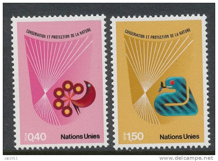 UN Geneva 1982 Michel # 109-110, MNH - Neufs